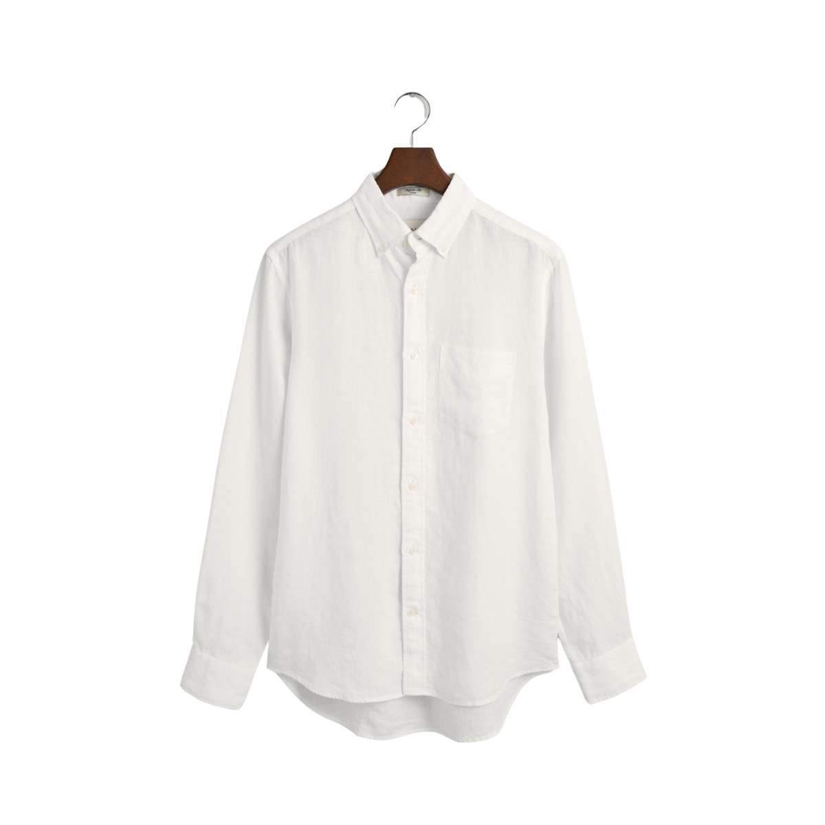 Regular Linen Shirt - White