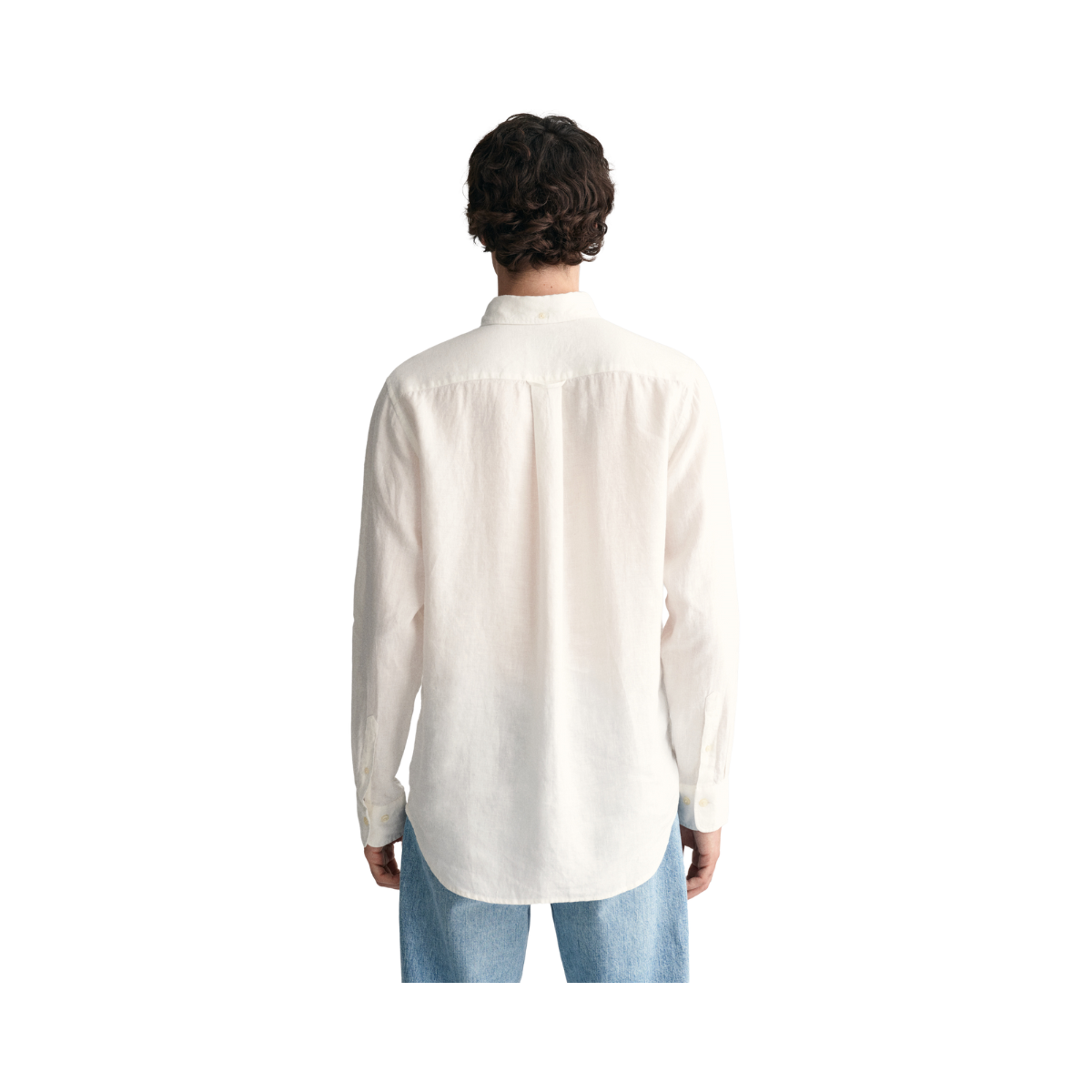 Regular Linen Shirt - White