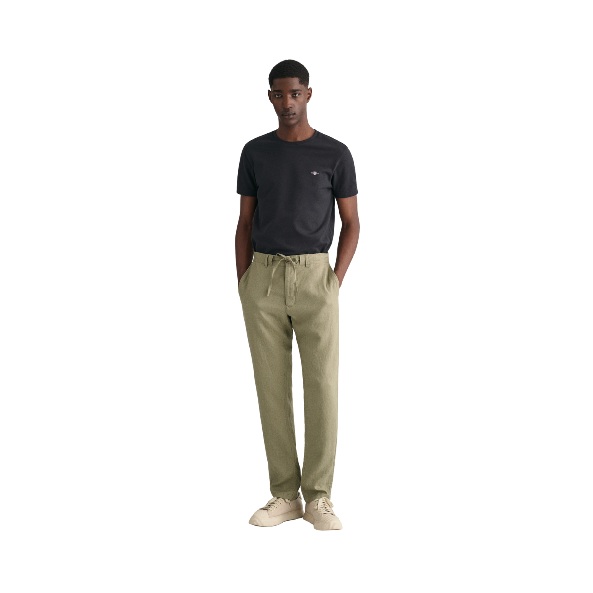 Relaxed Linen DS Pants - 203 Dried Clay