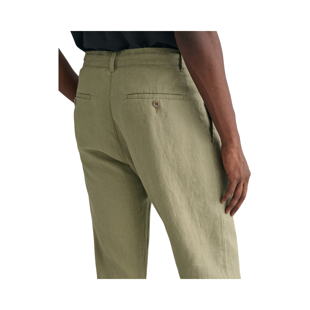 Relaxed Linen DS Pants - 203 Dried Clay