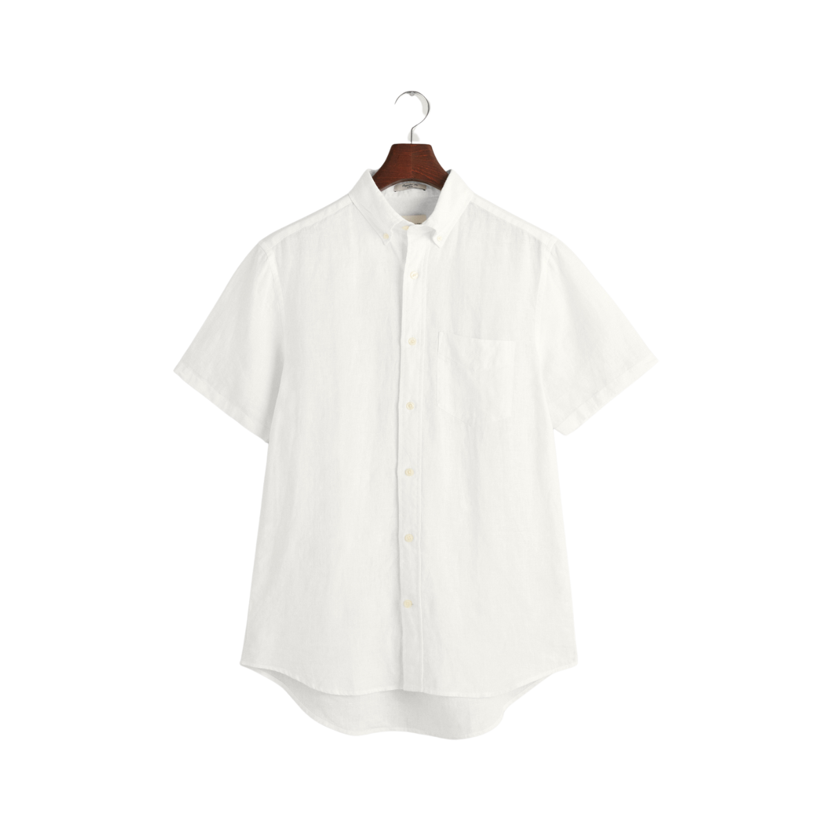 Regular Linen SS Shirt - White