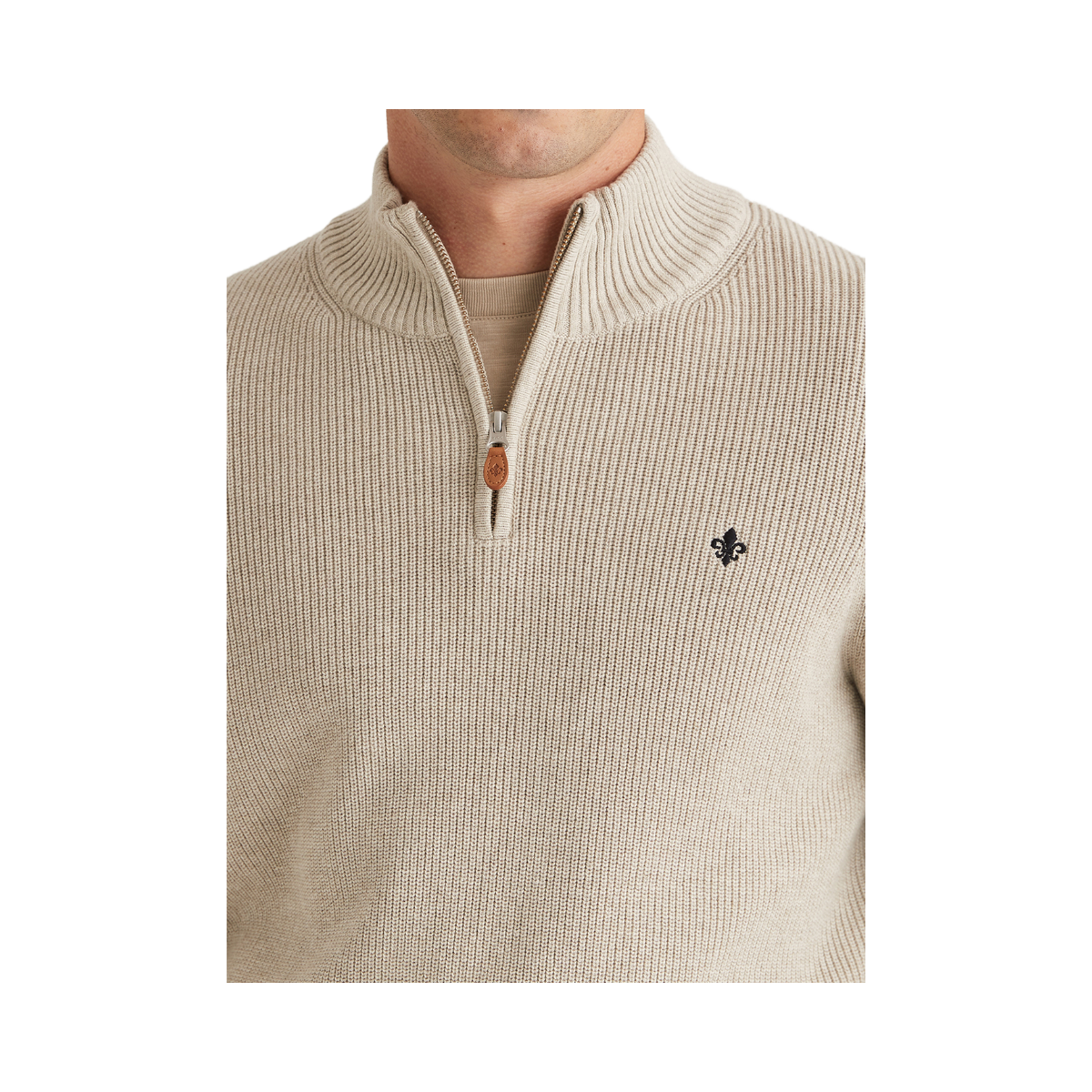 Bernard Half Zip - Beige