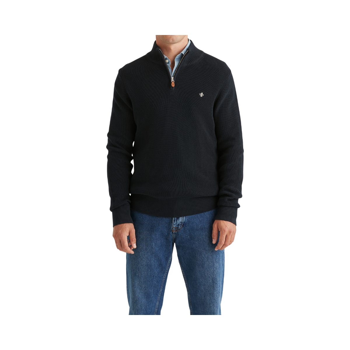 Bernard Half Zip - Navy