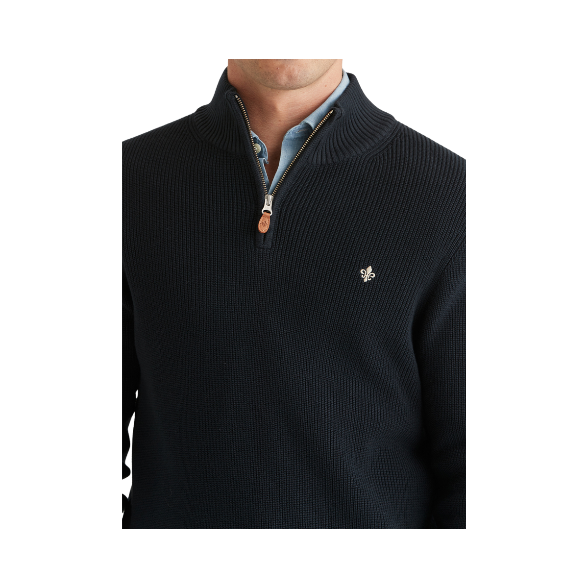 Bernard Half Zip - Navy