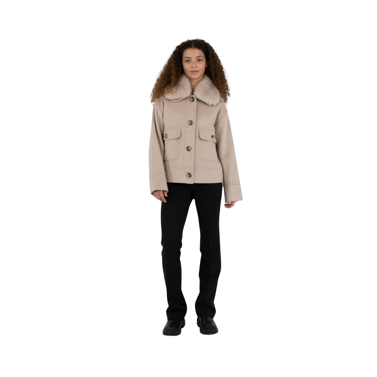 Pitti Wool Jacket - Beige