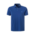 Custom Slim Fit Mesh Polo Shirt - Blue