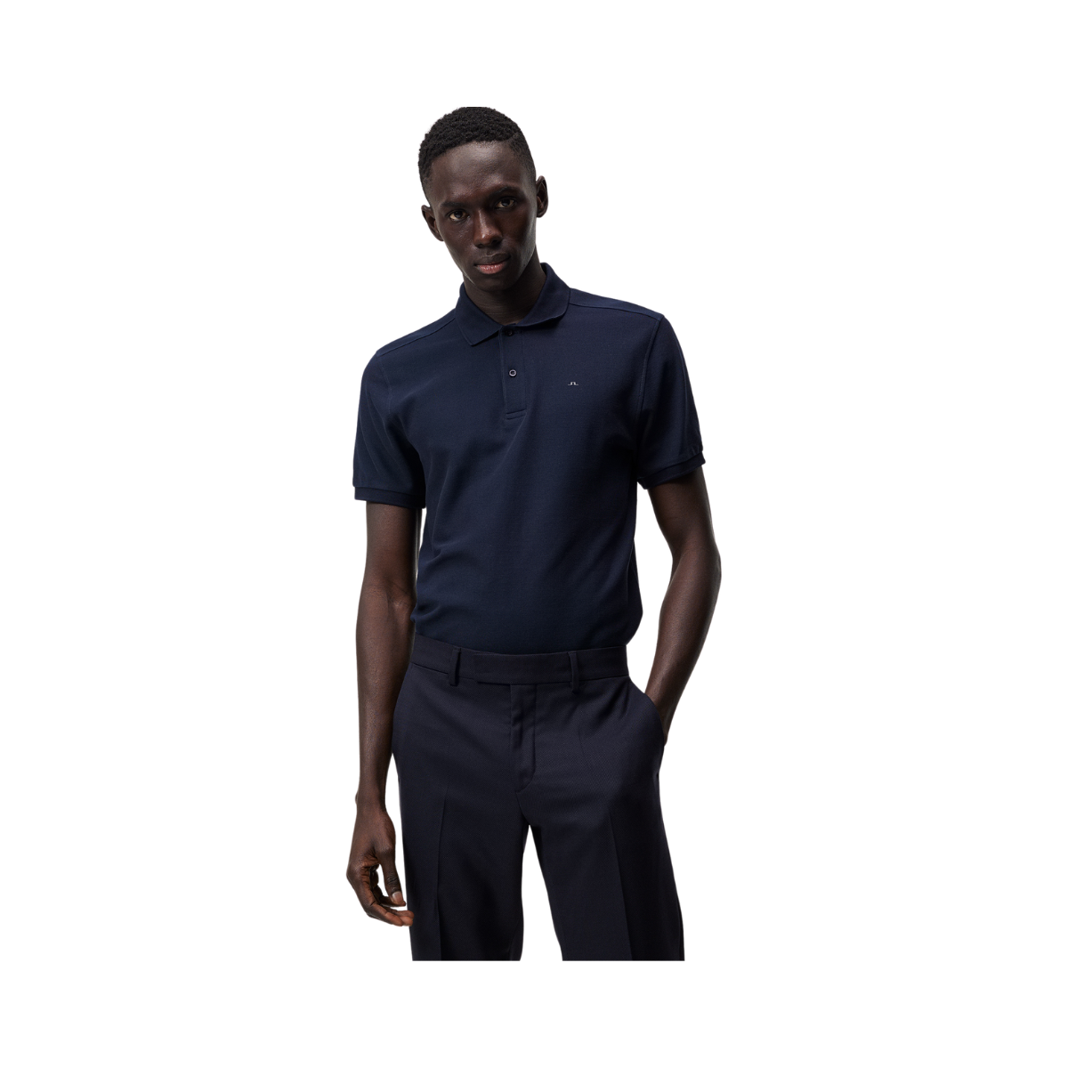 Troy Pique Polo Shirt - Navy