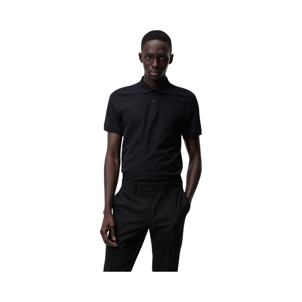 Troy Pique Polo Shirt - Black