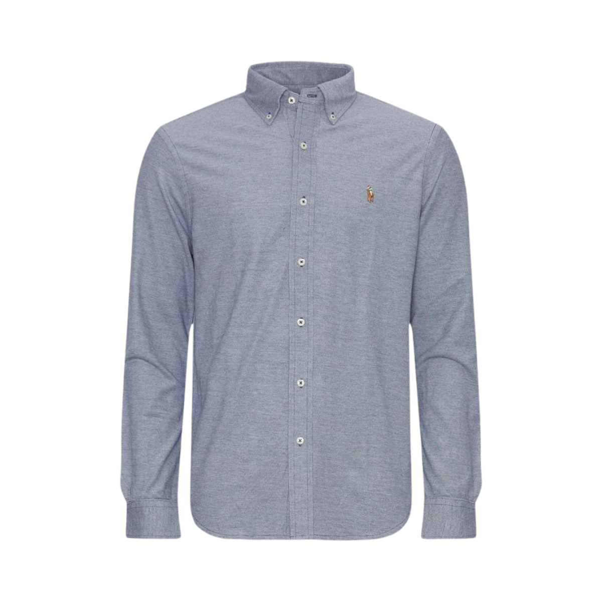 Oxford Knit Shirt - Navy