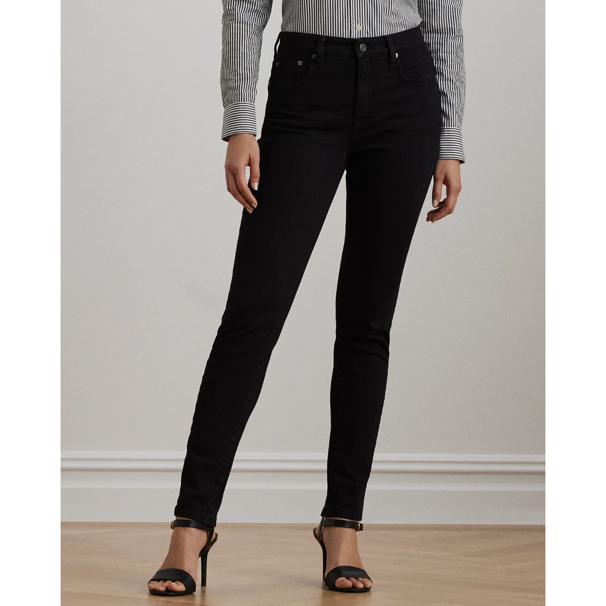 Highrise Ankle Skinny - Black