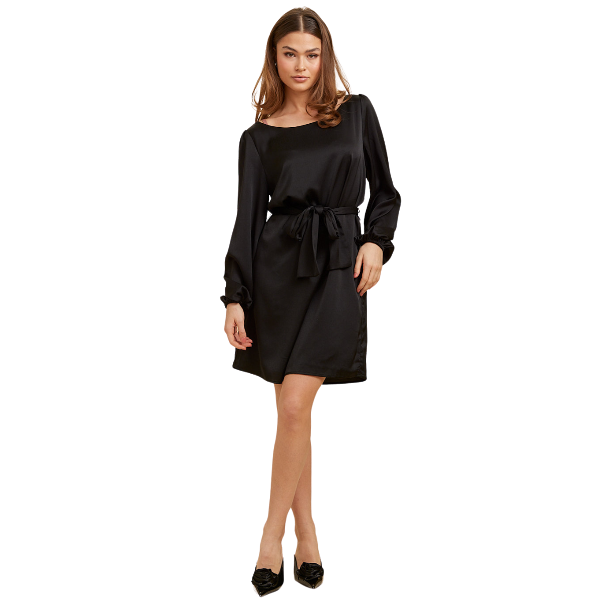 KAILEY LS DRESS - Black