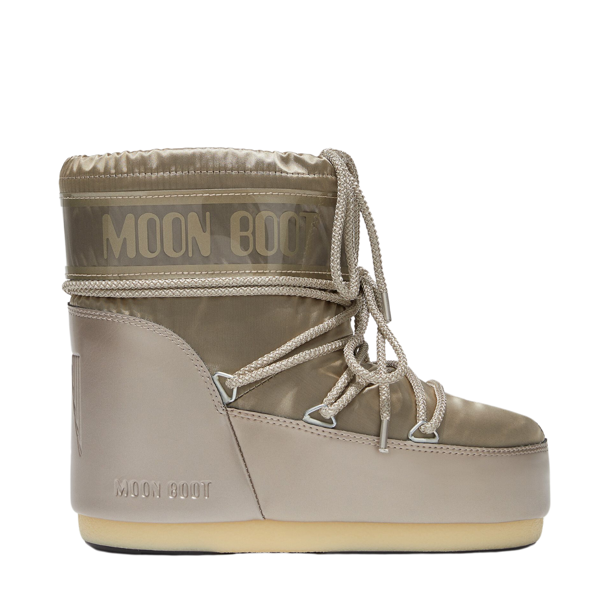 Icon Low Glance Boots - Silver