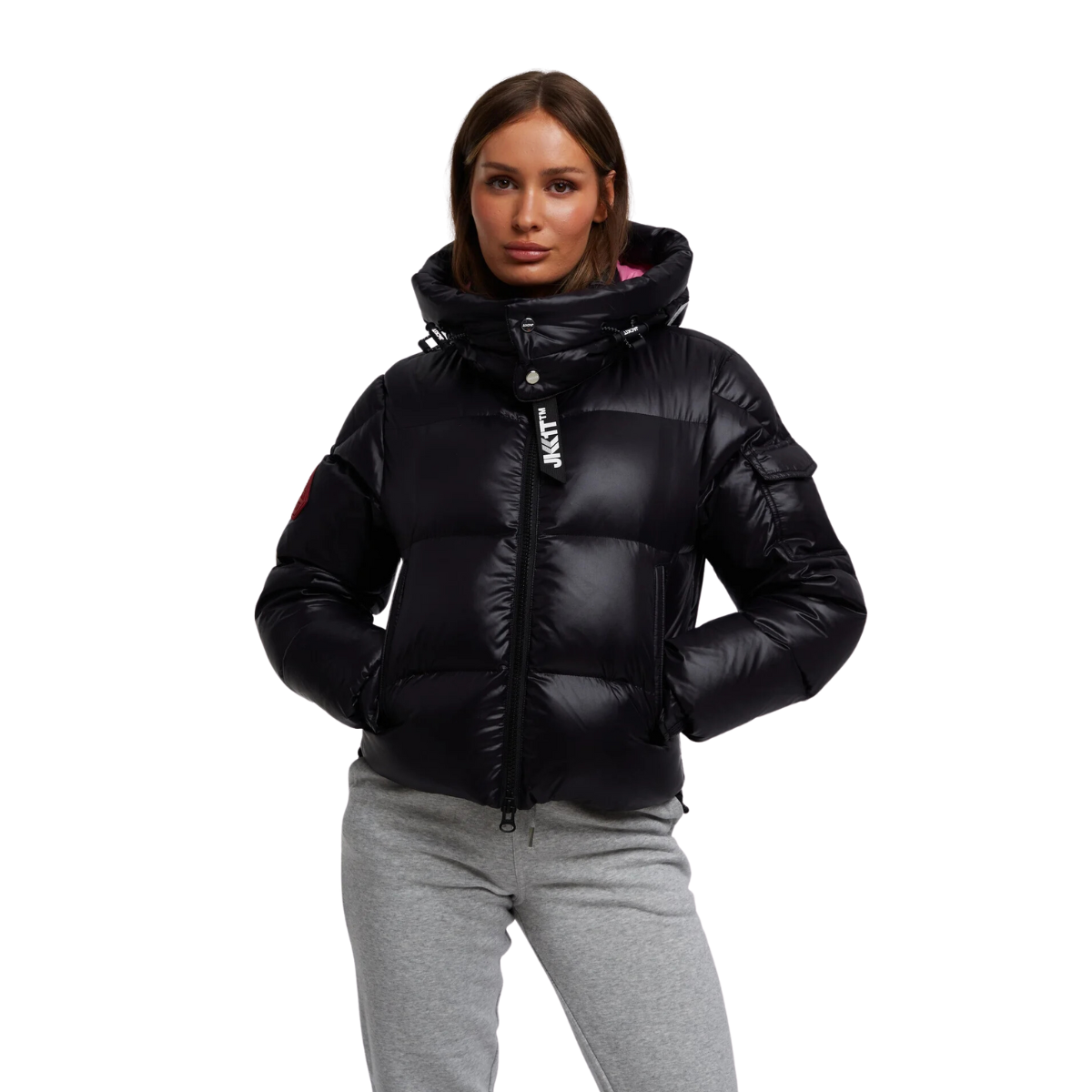 EZ PUFFER RACER HOOD - Black