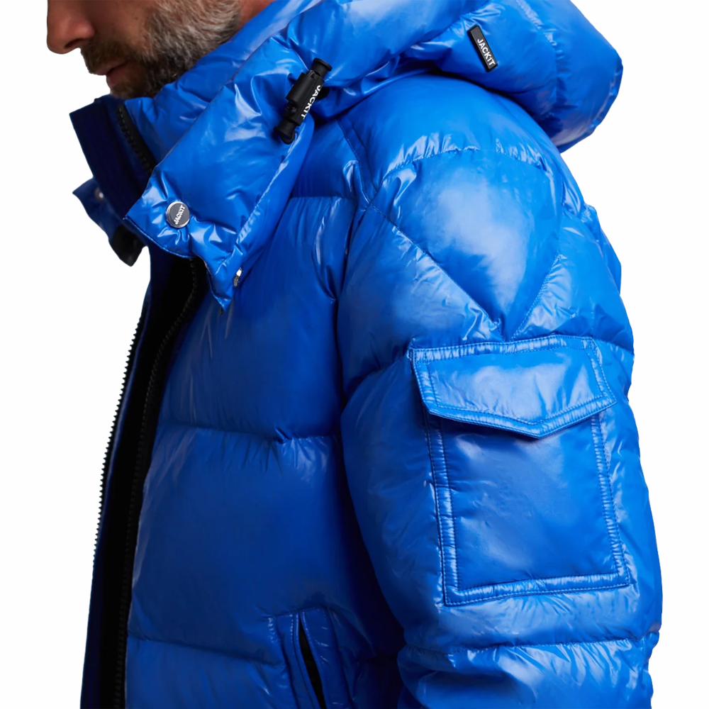 EZ PUFFER HOOD - Blue