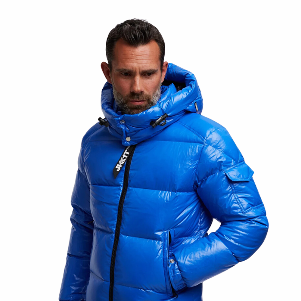 EZ PUFFER HOOD - Blue