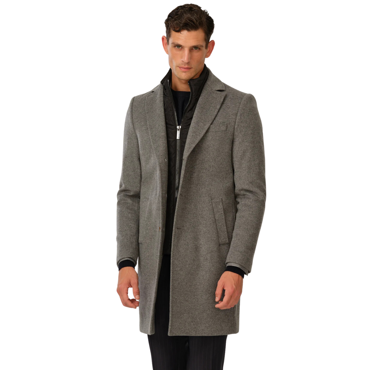 Sultan Tech Cashmere Coat - Grey