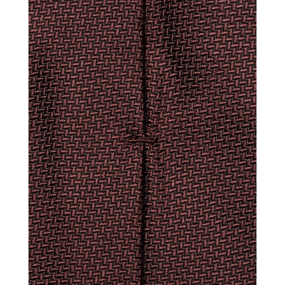 Solid Woven Silk Tie - Red