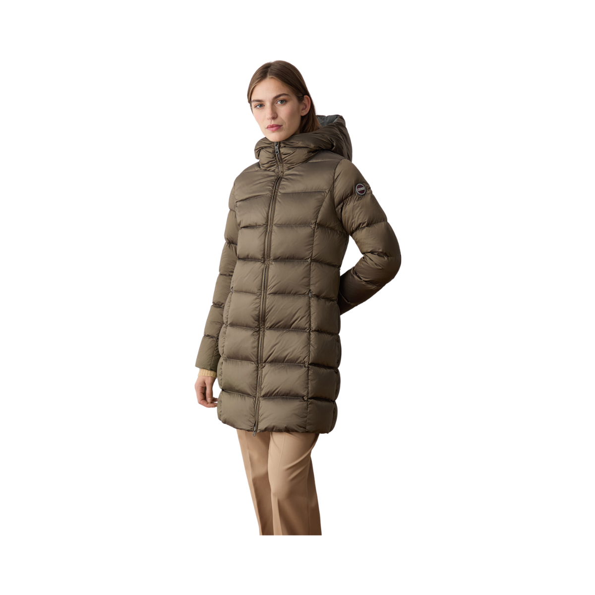 LADIES DOWN JACKET - Brown