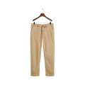 Reg. Dobby Structure Chinos - 248 Dark Khaki