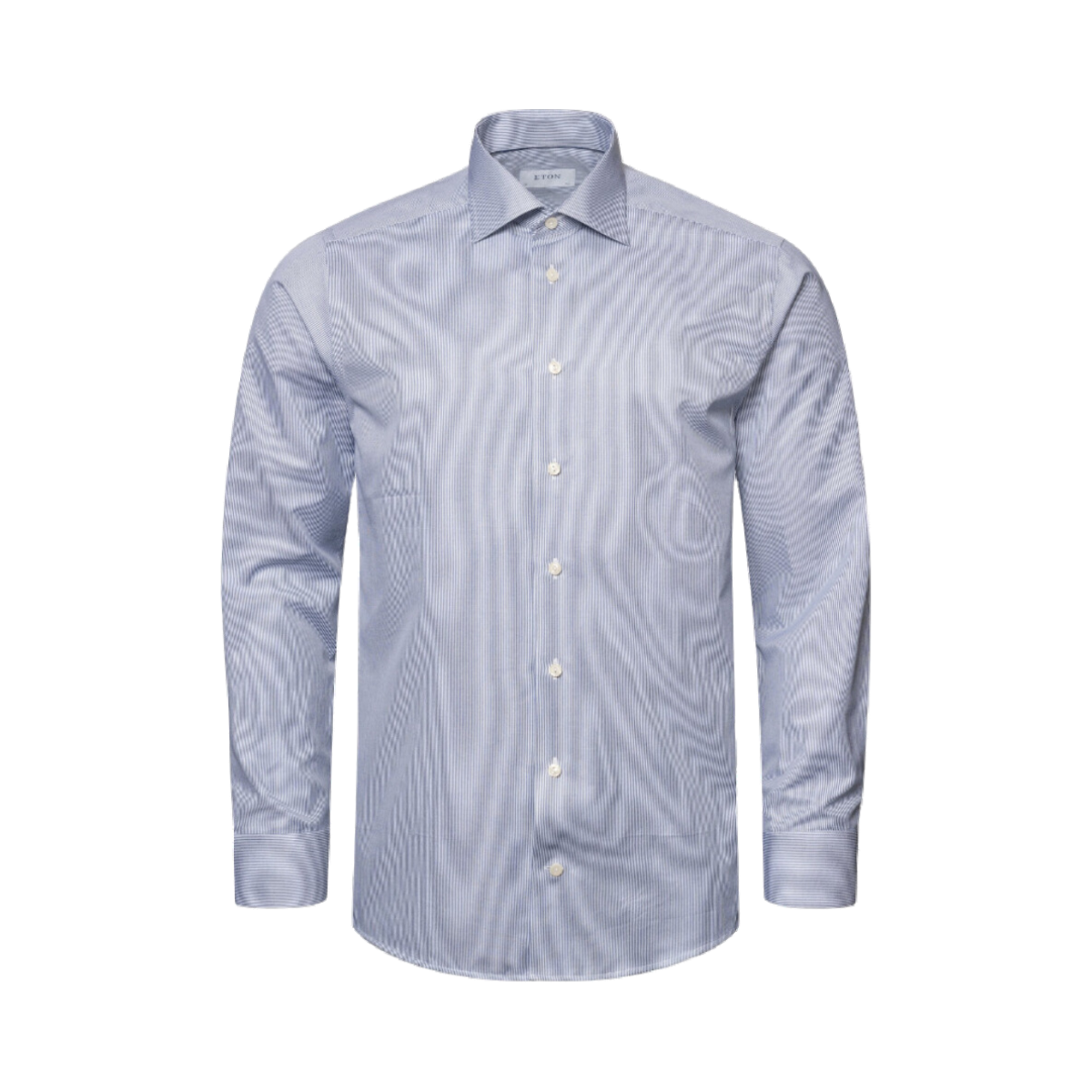 Fine Stripe Signature Twill Shirt - Blue