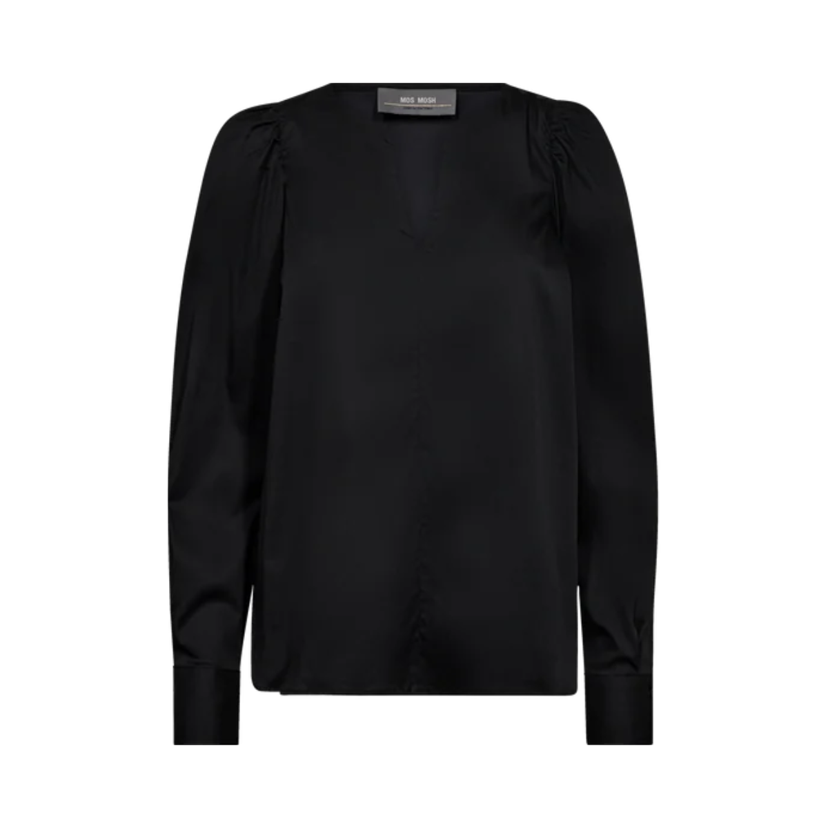 Gigi Slit Blouse - Black