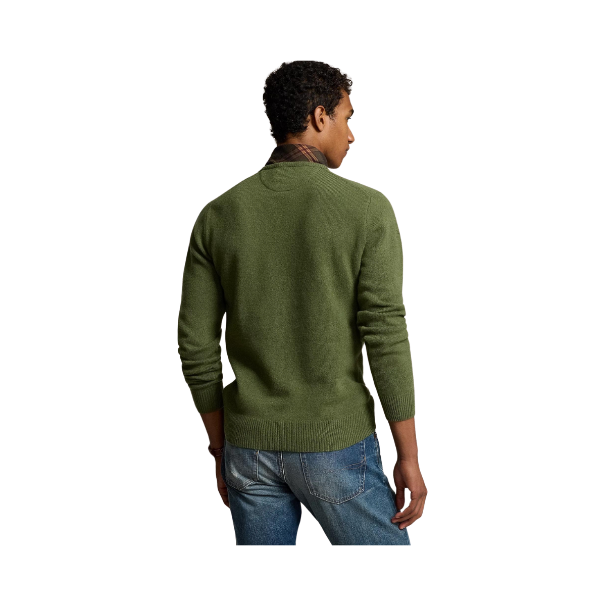 Wool Crewneck Sweater - Green