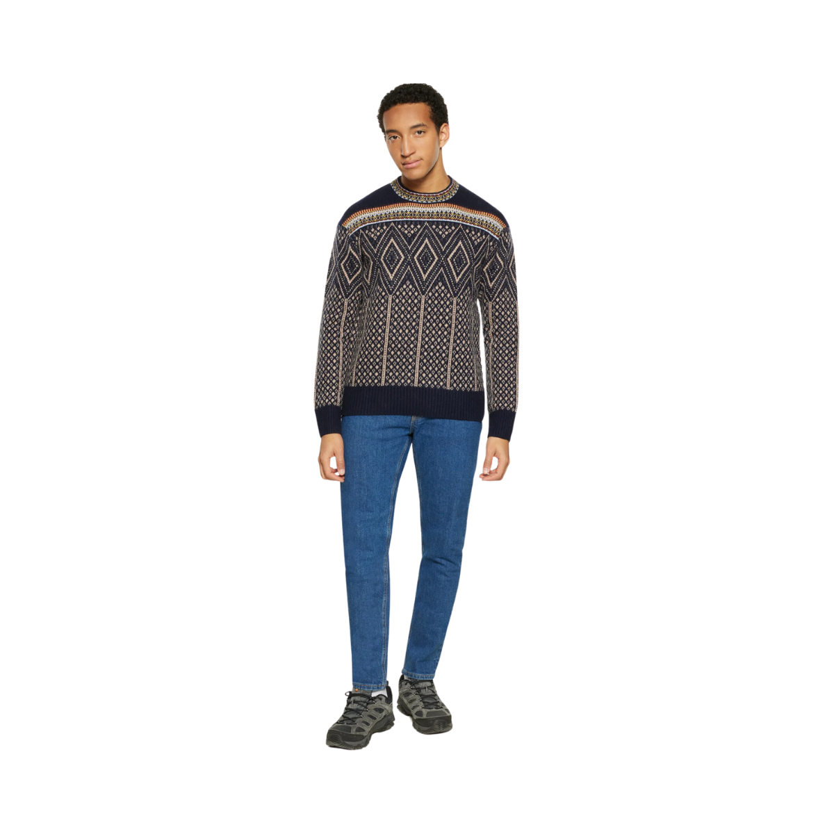 Fair Isle Lambswool Knit - Blue