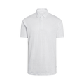 Linen polo - White