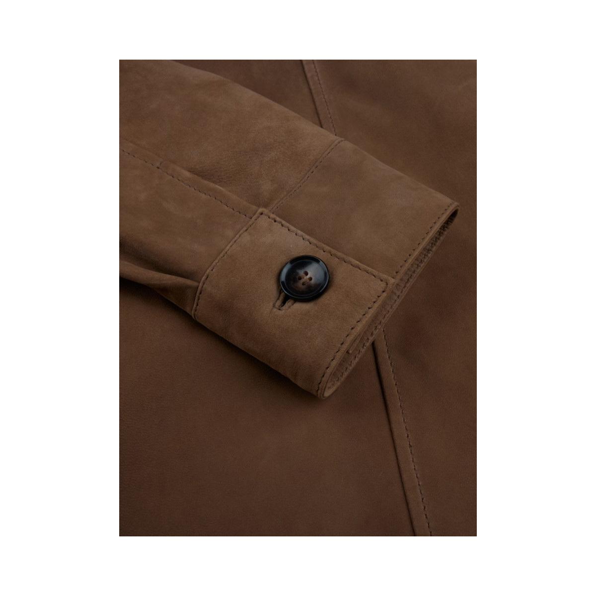 Overshirt Lamb Suede - Brown