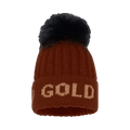 Hodd Beanie Faux Pom - 2300 Mocha