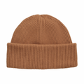 Wool Ribbed Beanie - Orange