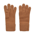 Wool Knit Gloves - Orange