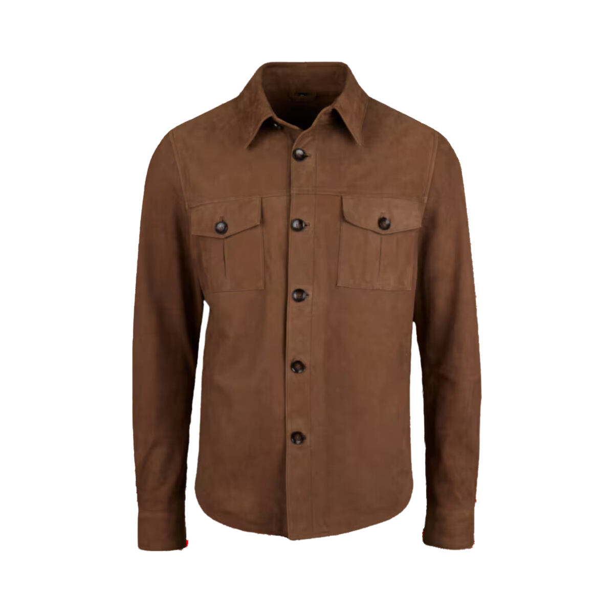 Overshirt Lamb Suede - Brown