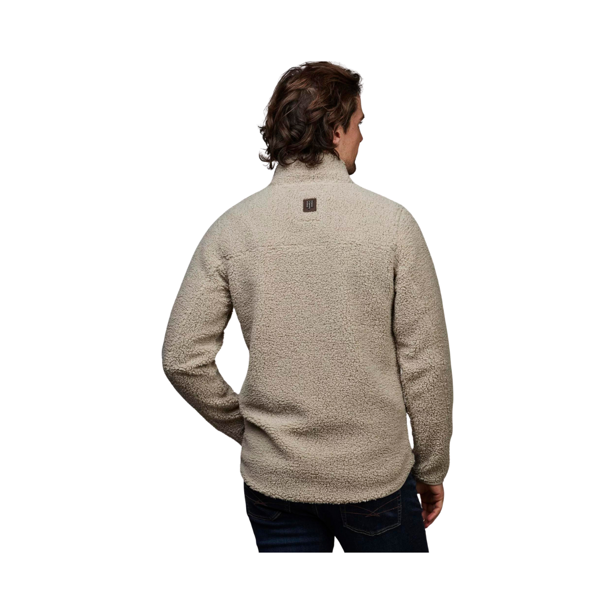 PILE FLEECE JACKET - Beige