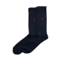 Rib Egyptian Socks 2pcs - Navy