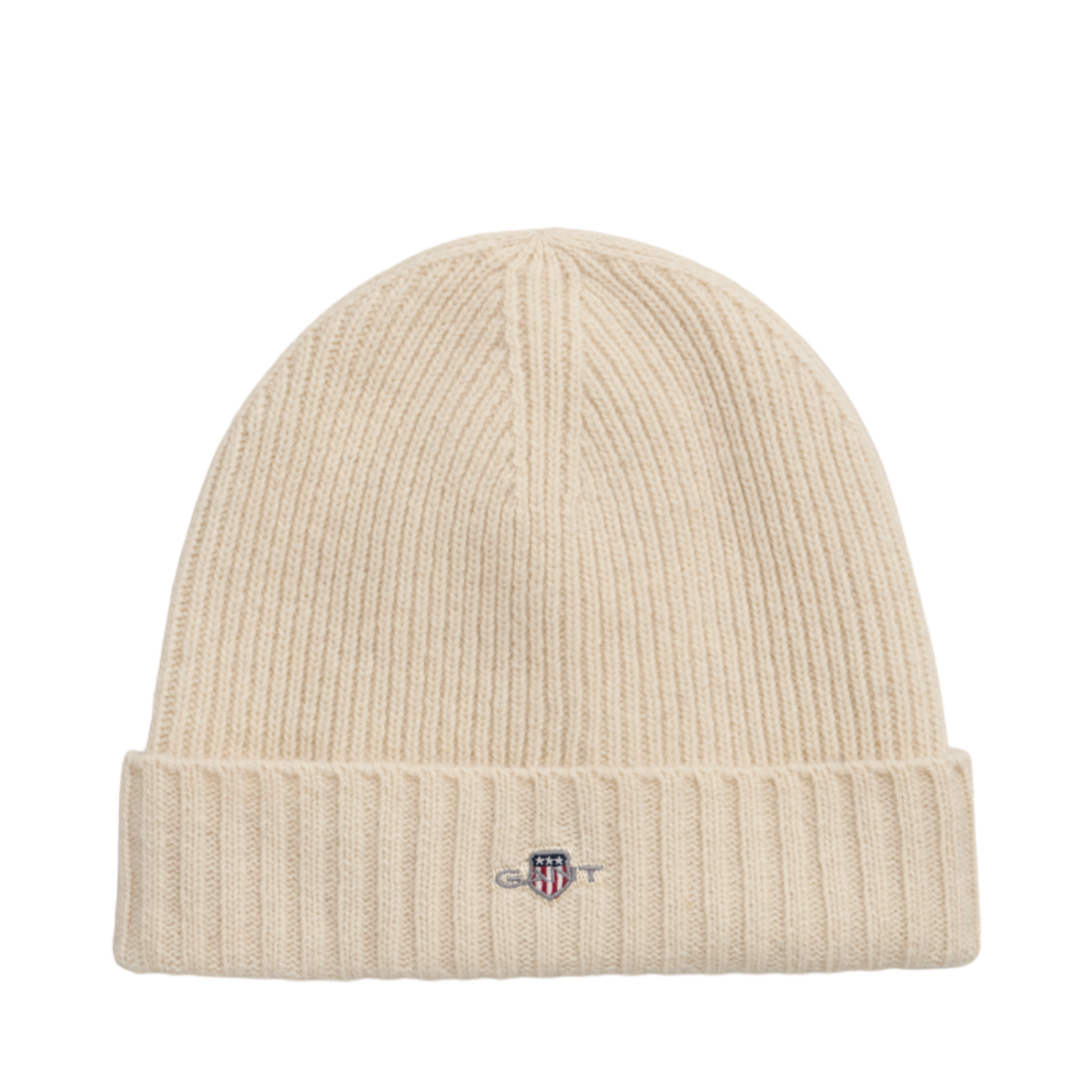 Unisex Shield Wool Beanie - White