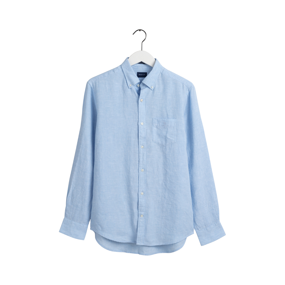 The Linen Shirt Reg Bd - Blue