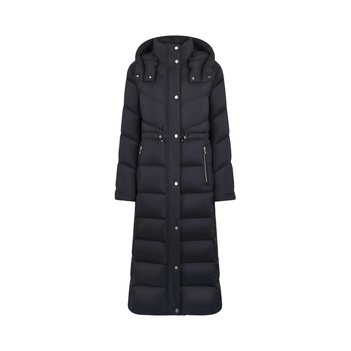 BELLE COTE LONG PUFFER - Black