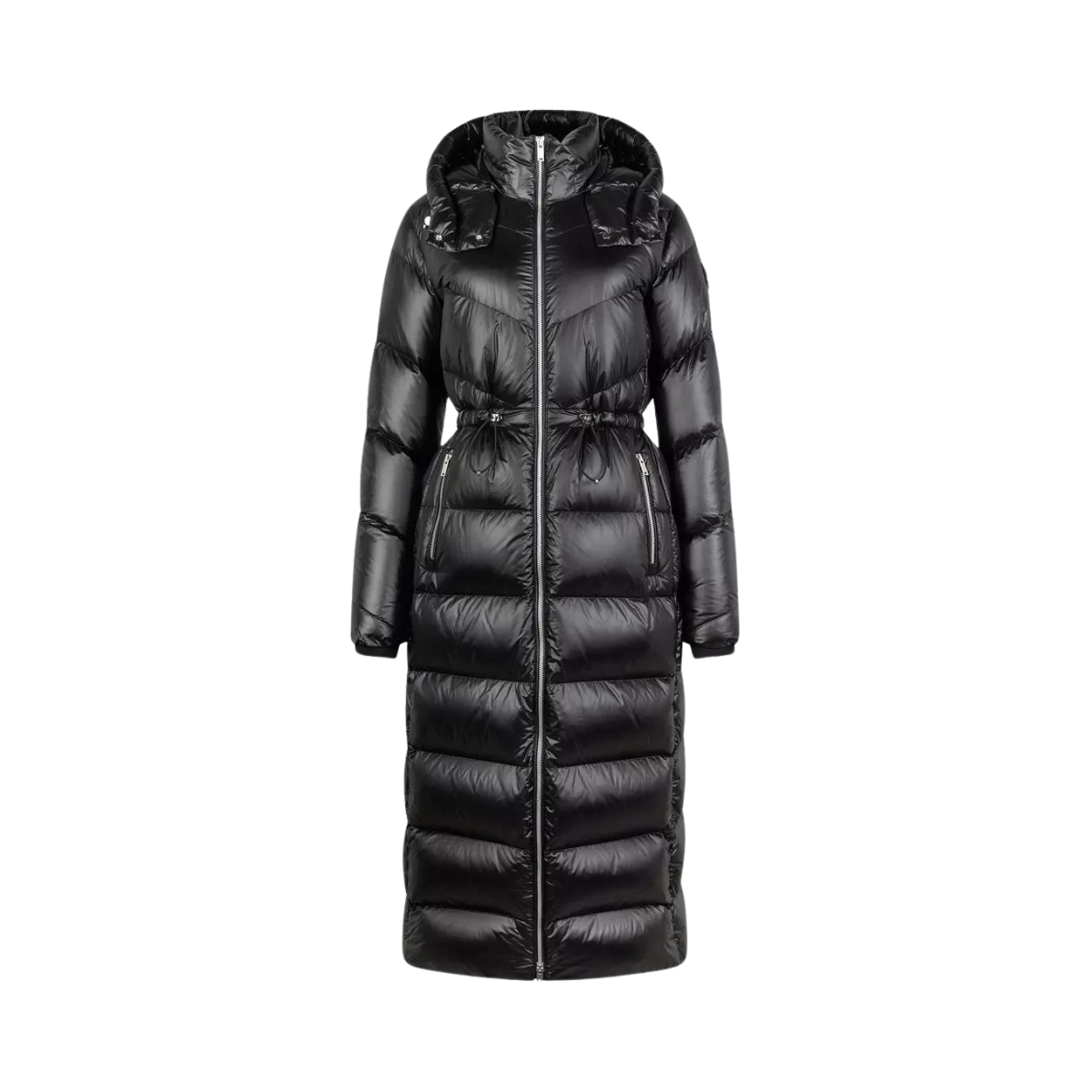 BELLE COTE LONG PUFFER SHEEN - Black