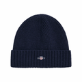 Unisex Shield Wool Beanie - Blue