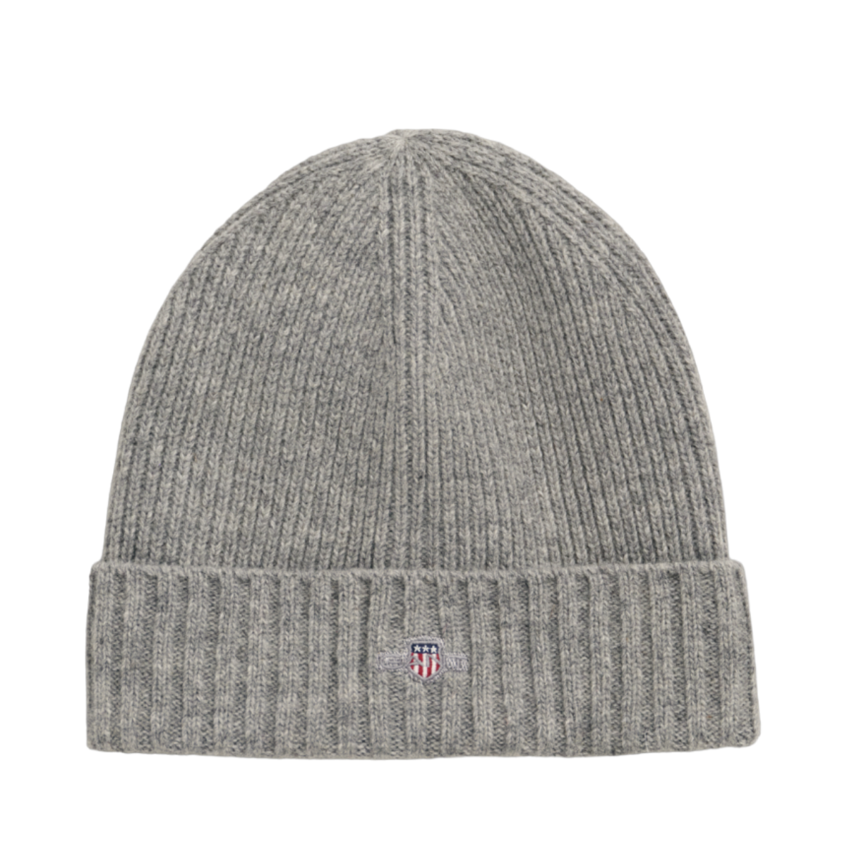 Unisex Shield Wool Beanie - Grey