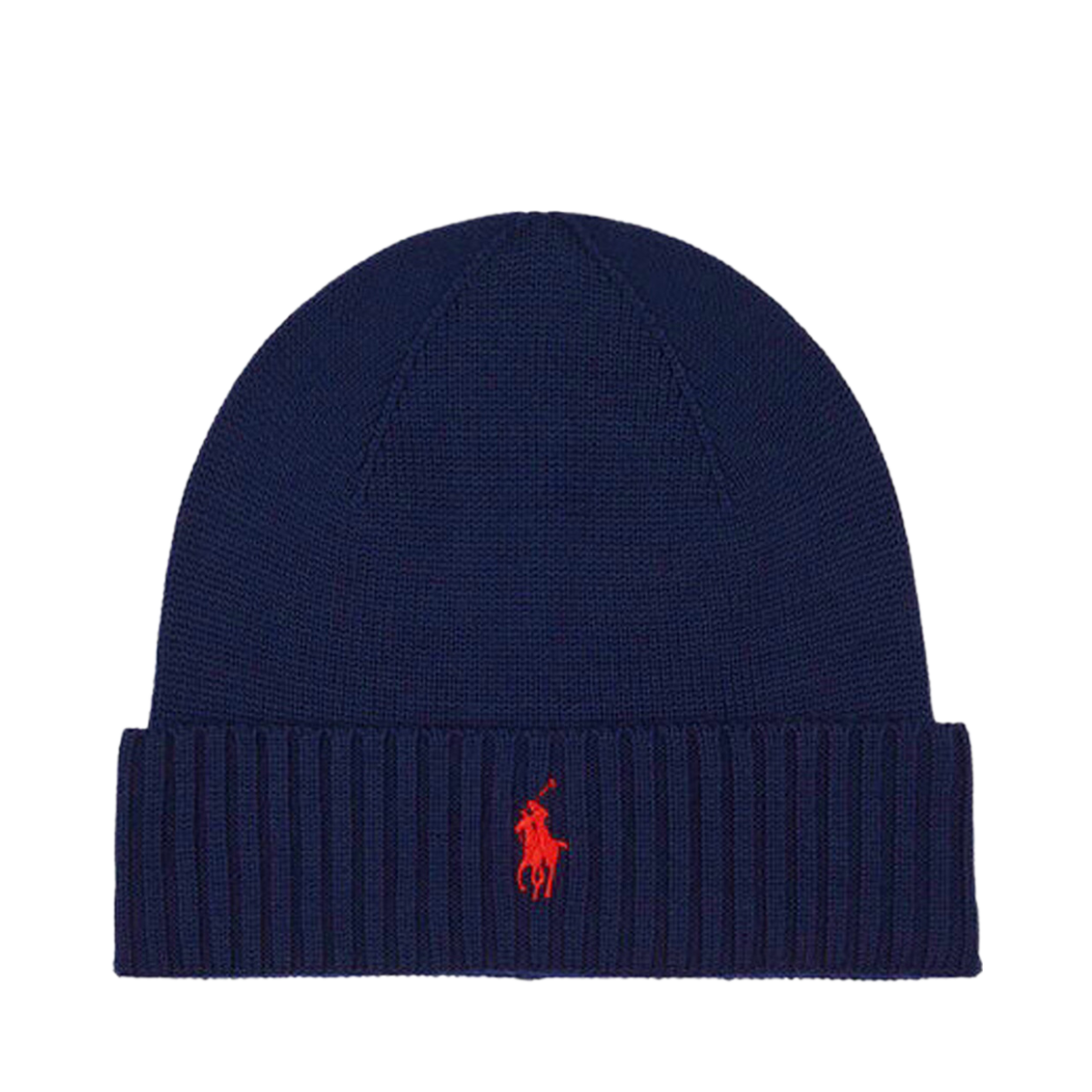 Merino Wool Beanie - Navy