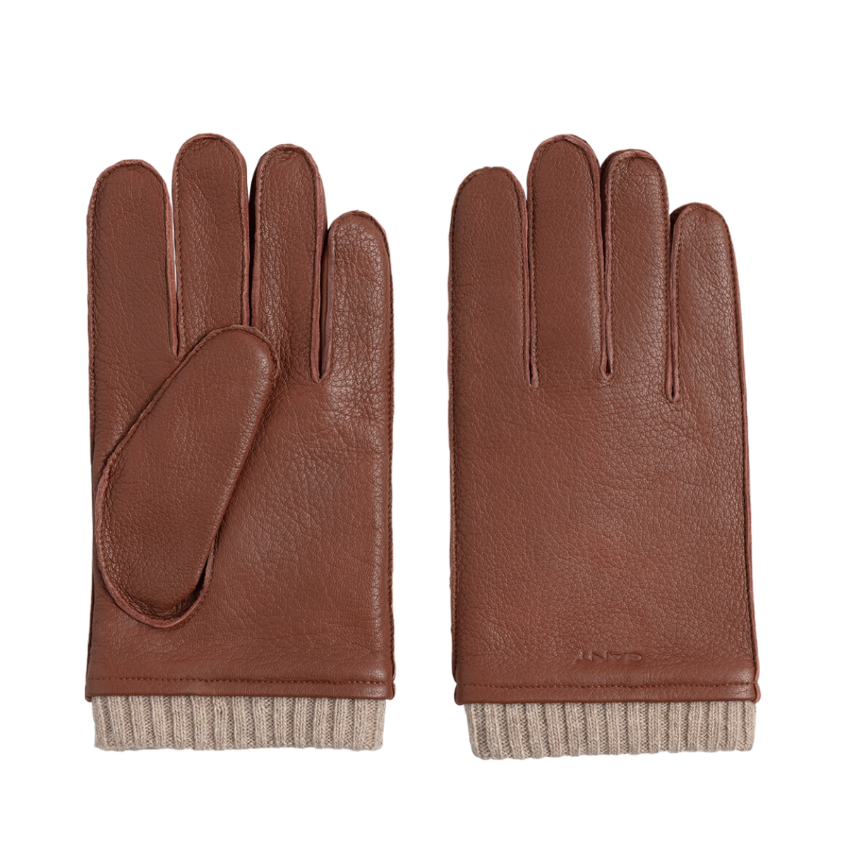 Leather Gloves - Brown