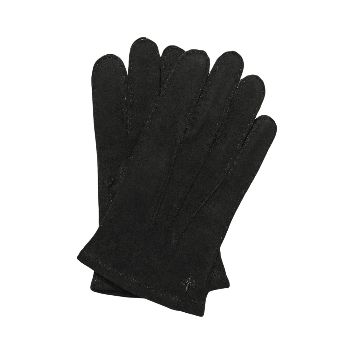 Morris Suede Gloves - Black