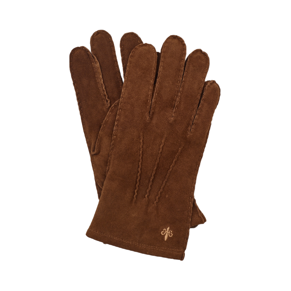 Morris Suede Gloves - Brown