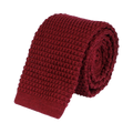 Knitted Tie - Red