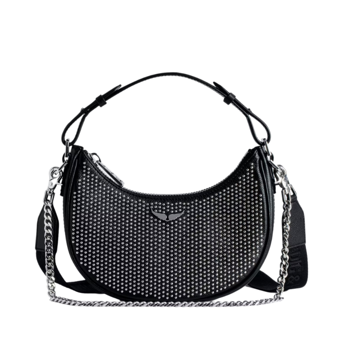 Moonrock Plumetis Bag - Black