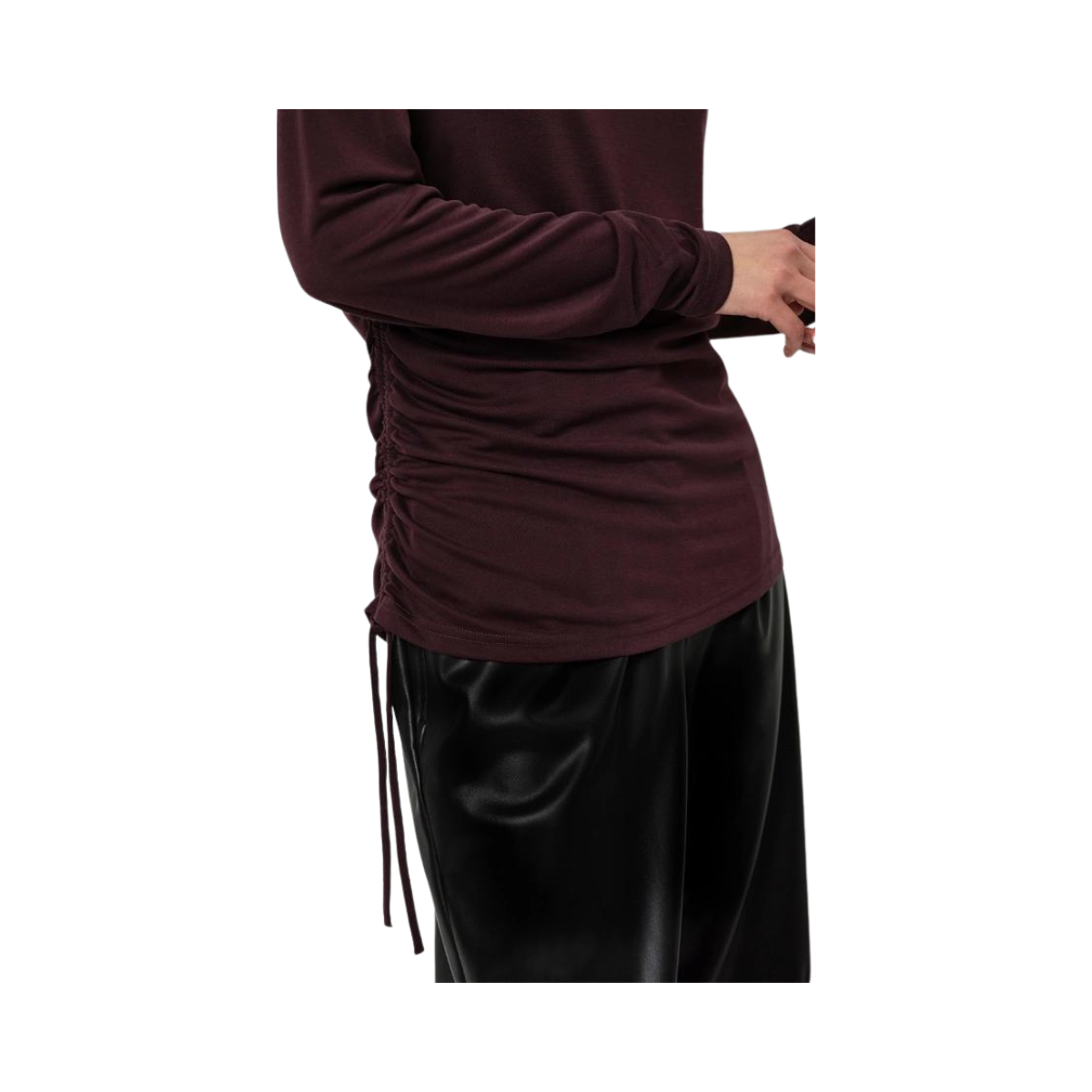 Xylon Longsleeve Top - Burgundy