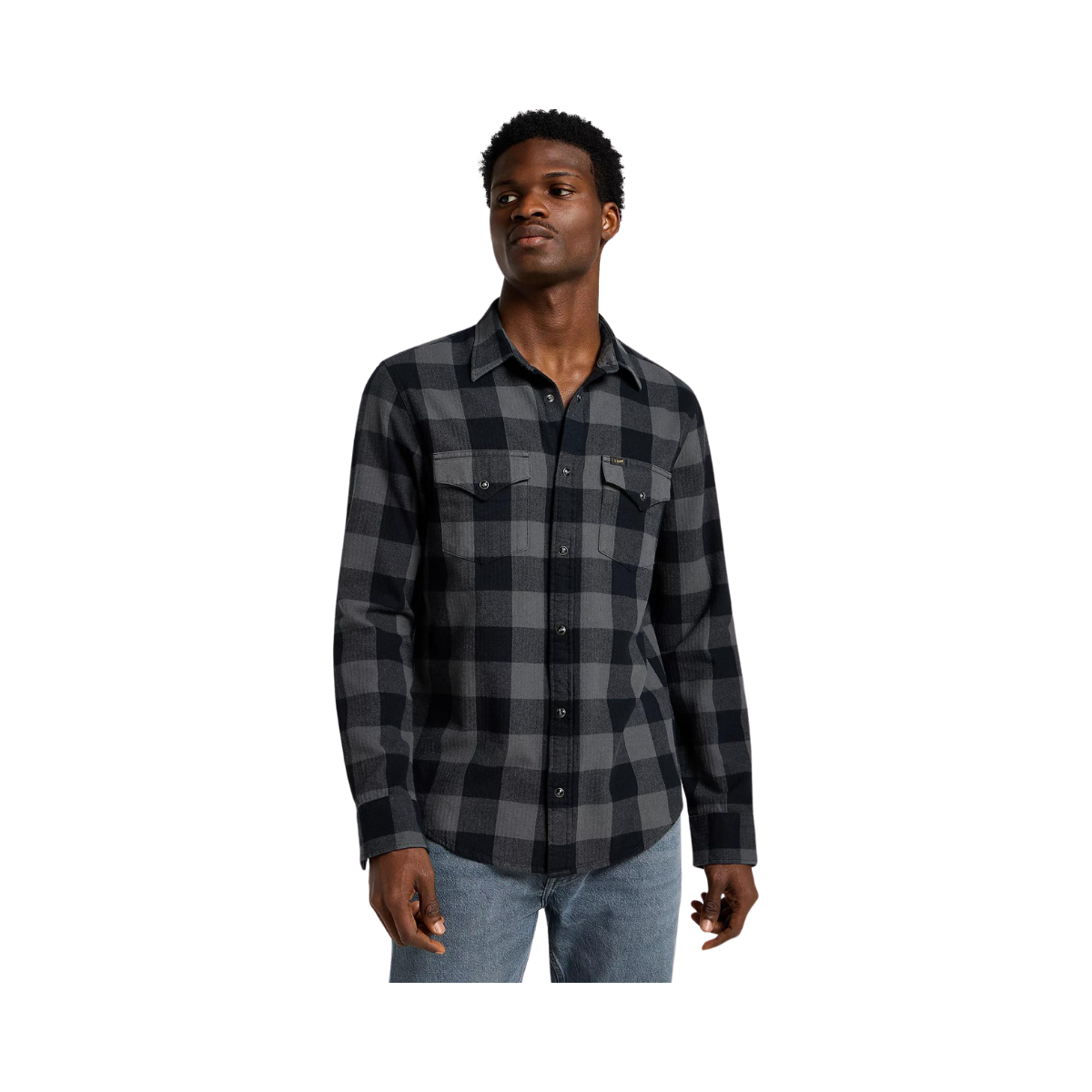 Clean western shirt - Grey