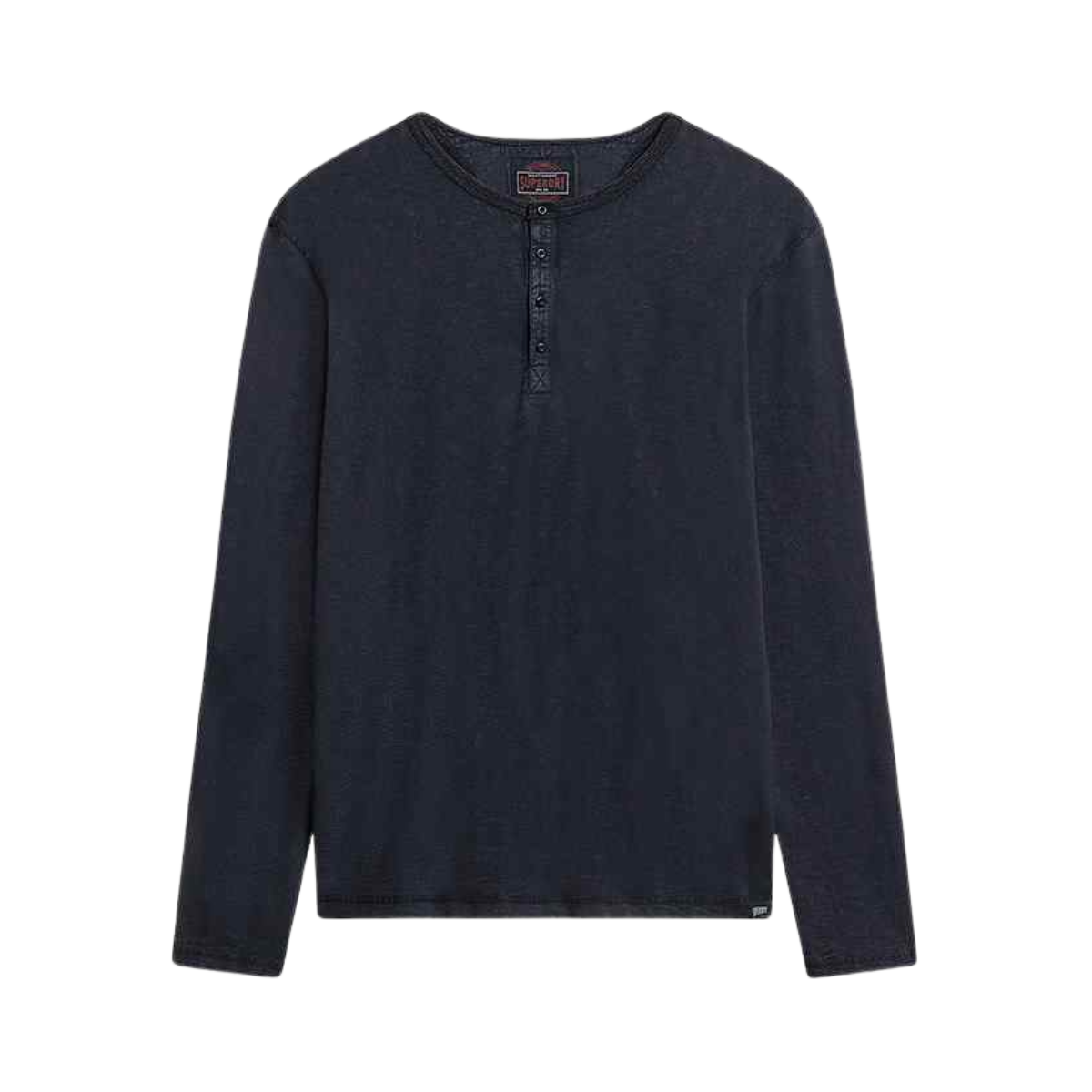 SLUB LS JERSEY GRANDAD TOP - French Navy